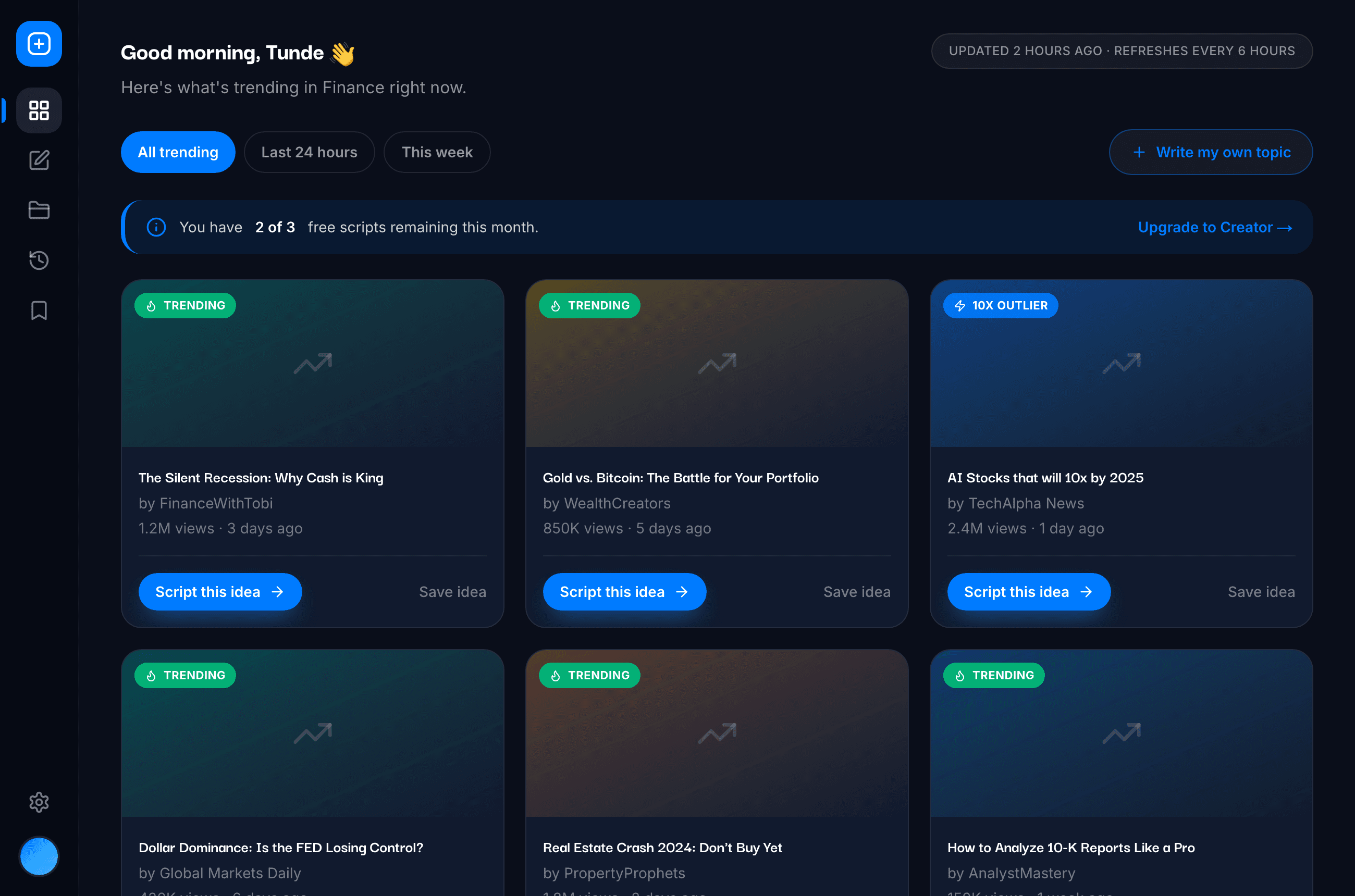 Discover What's Trending In Your Niche